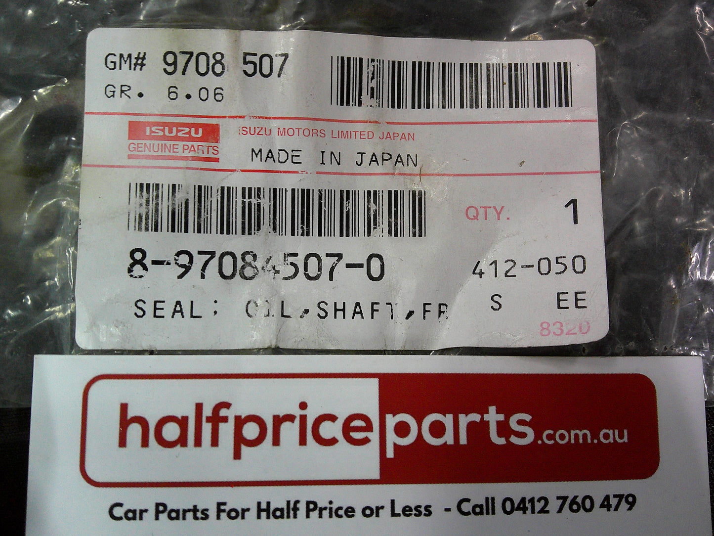 Isuzu Trooper /Holden Jackaroo Genuine Front Axle Housing Seal New Part