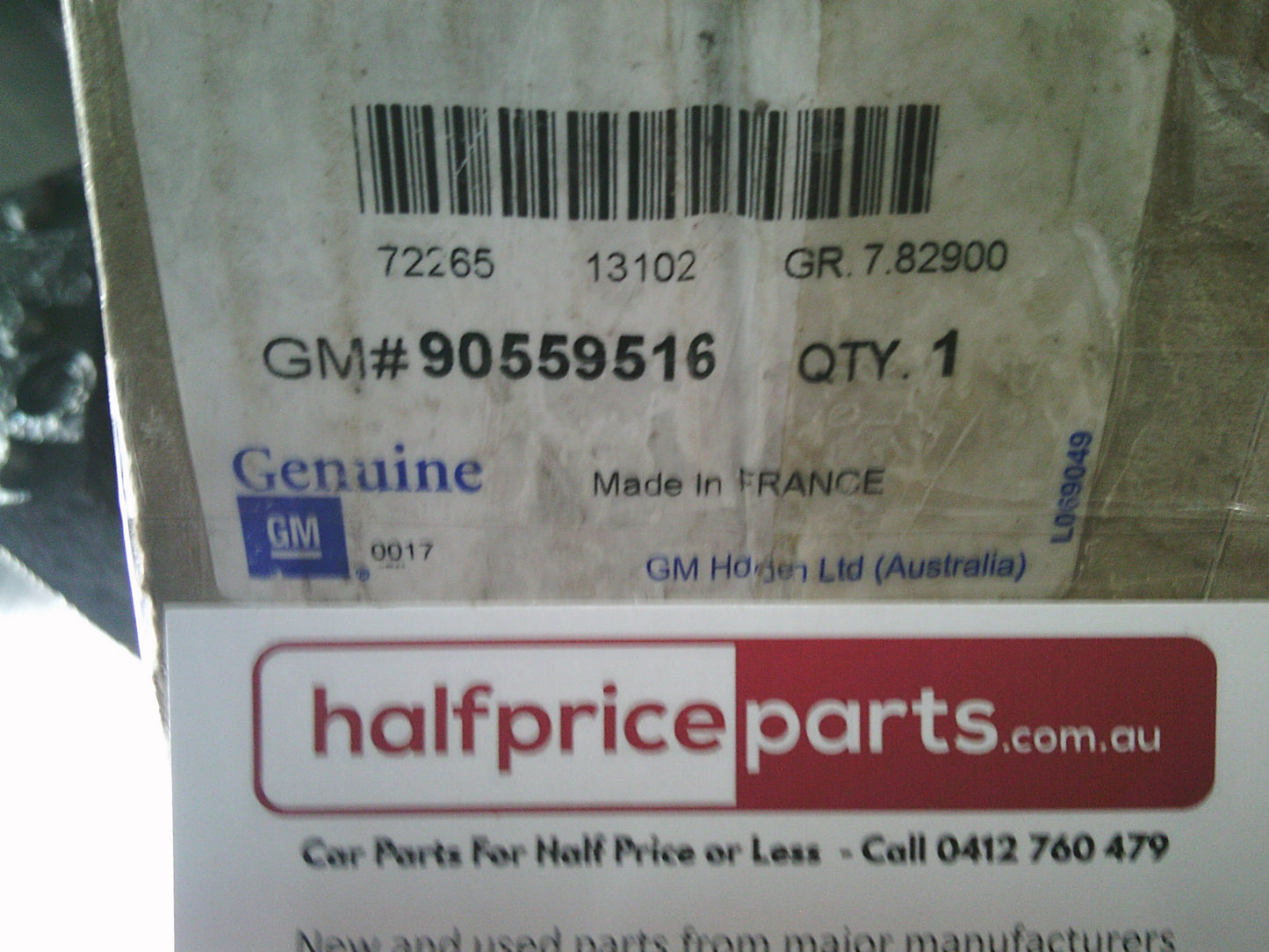 Holden TS Astra Genuine Rear Bumper Bar Absorber New Part