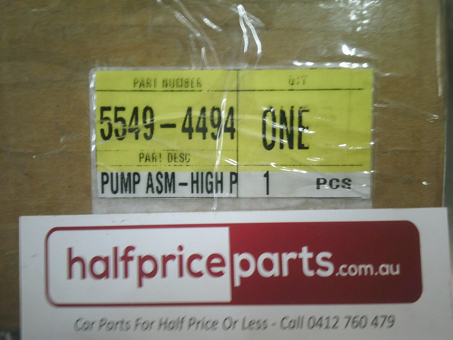 Holden ZB Commodore Genuine Diesel High Pressure Fuel Pump - New Part