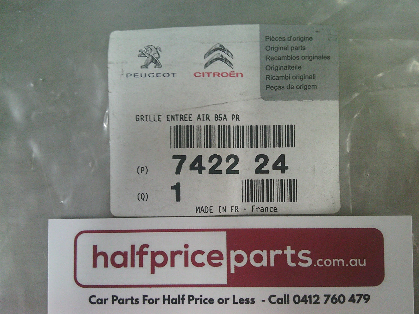 Citroen C4 Genuine Front Radiator Grille Assembly New Part