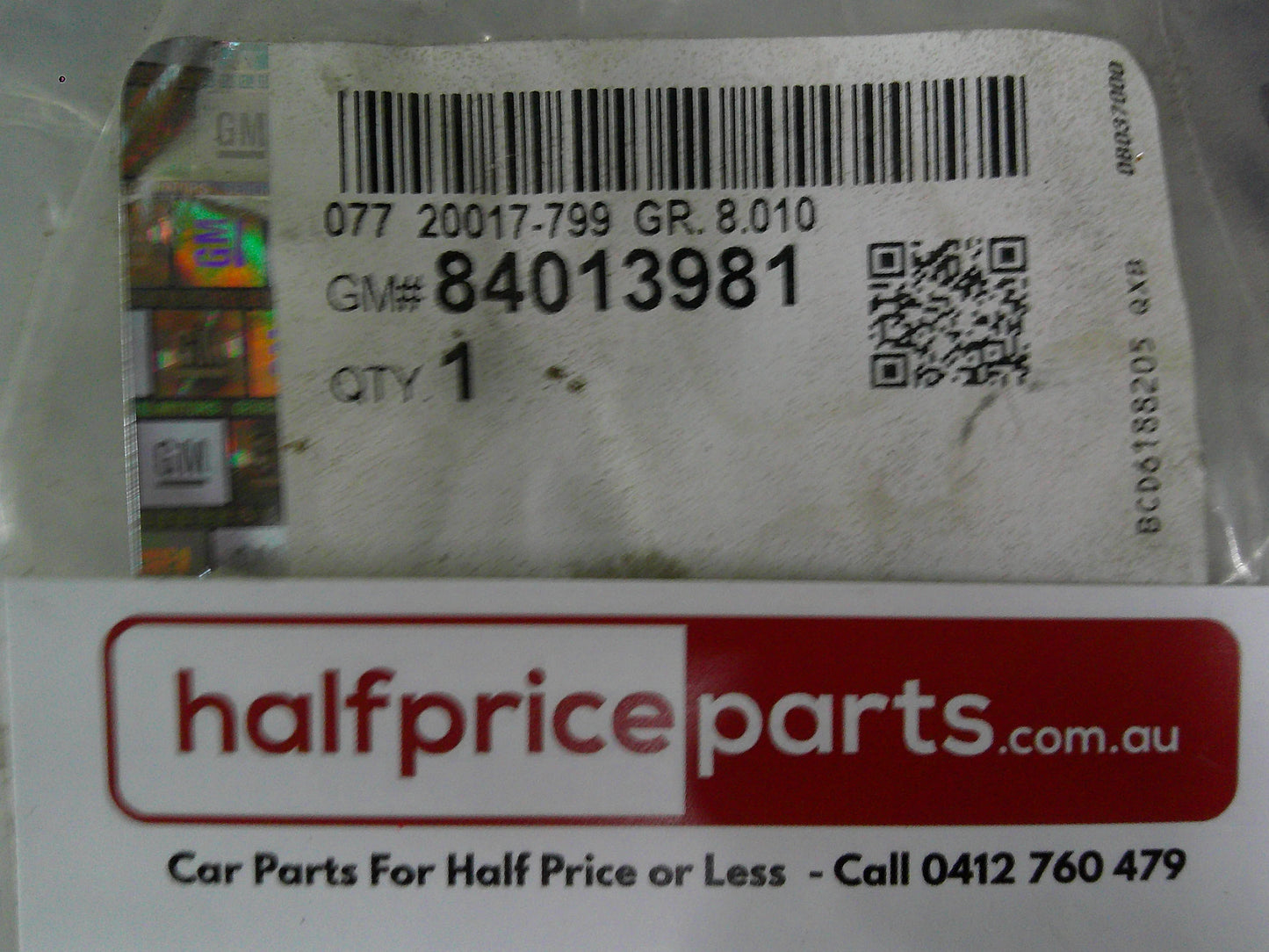 Holden Equinox Genuine Left Or Right Hand Bonnet Side Weatherstrip New Part