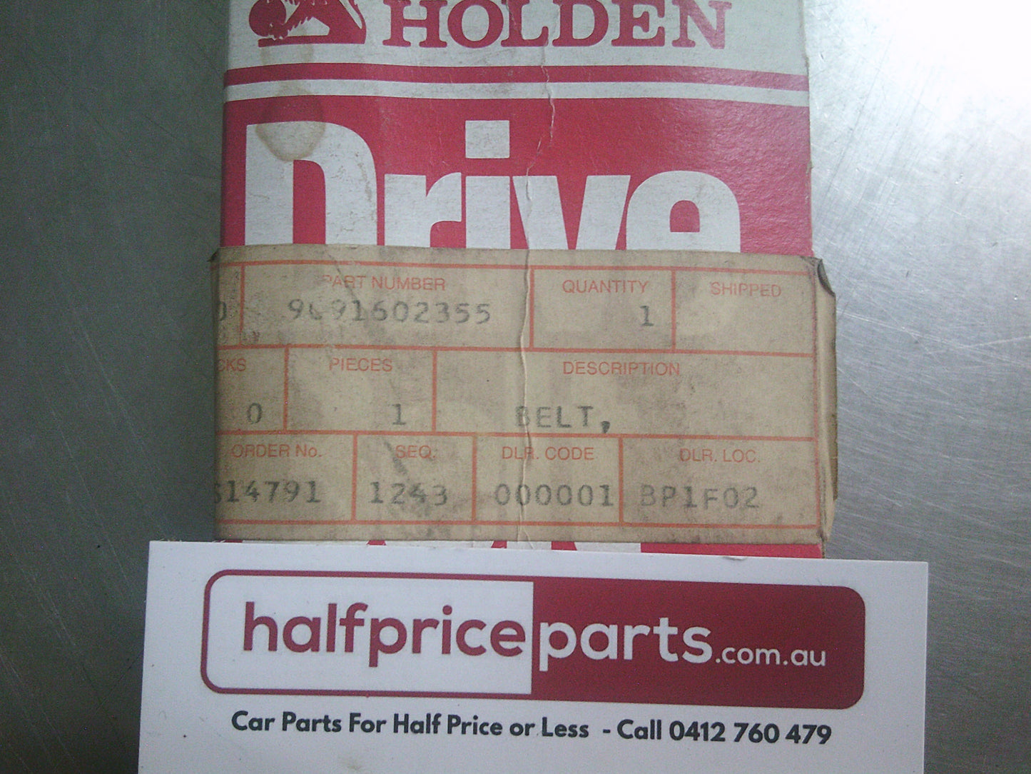 Holden Apollo Genuine Drive Belt - New Part