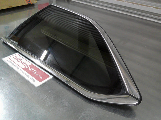 Toyota Kluger Genuine Left Hand Rear Quarter Glass Chrome Trim Factory Tint New Part