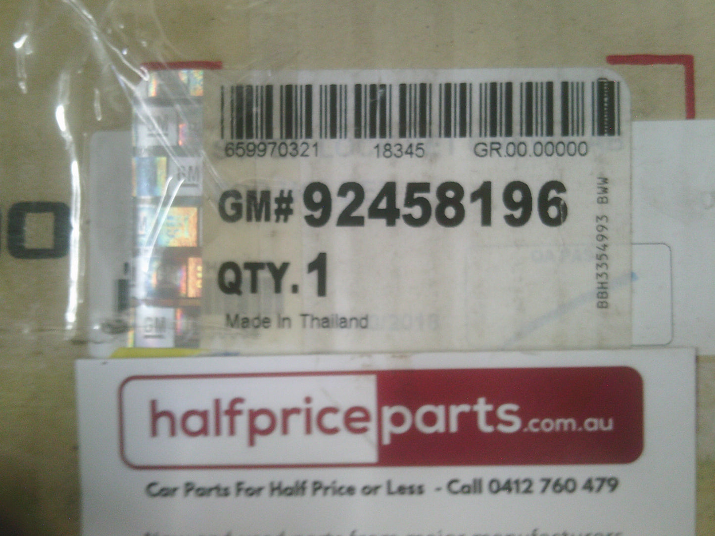 Holden Colorado RG Genuine Over Rail Tub Liner Fitting Kit *INCOMPLETE* New Part