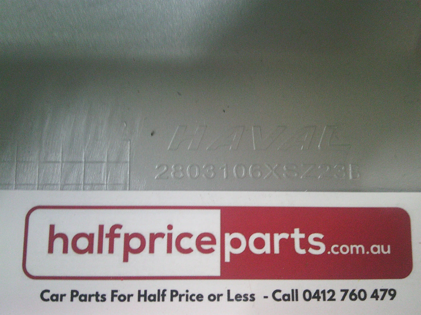 Great Wall Haval H2 Genuine Front Center Lower Bumper Trim (Factory Silver) New Part