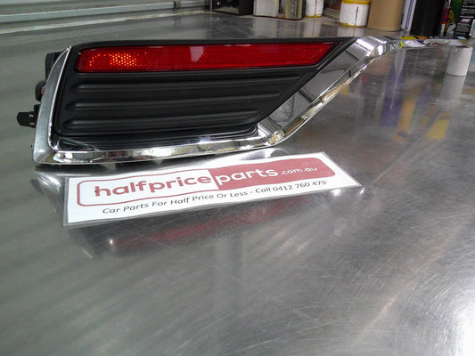 Toyota Landcruiser 300 Series Genuine Left Hand Rear Bumper Reflector Chrome Trim New Part