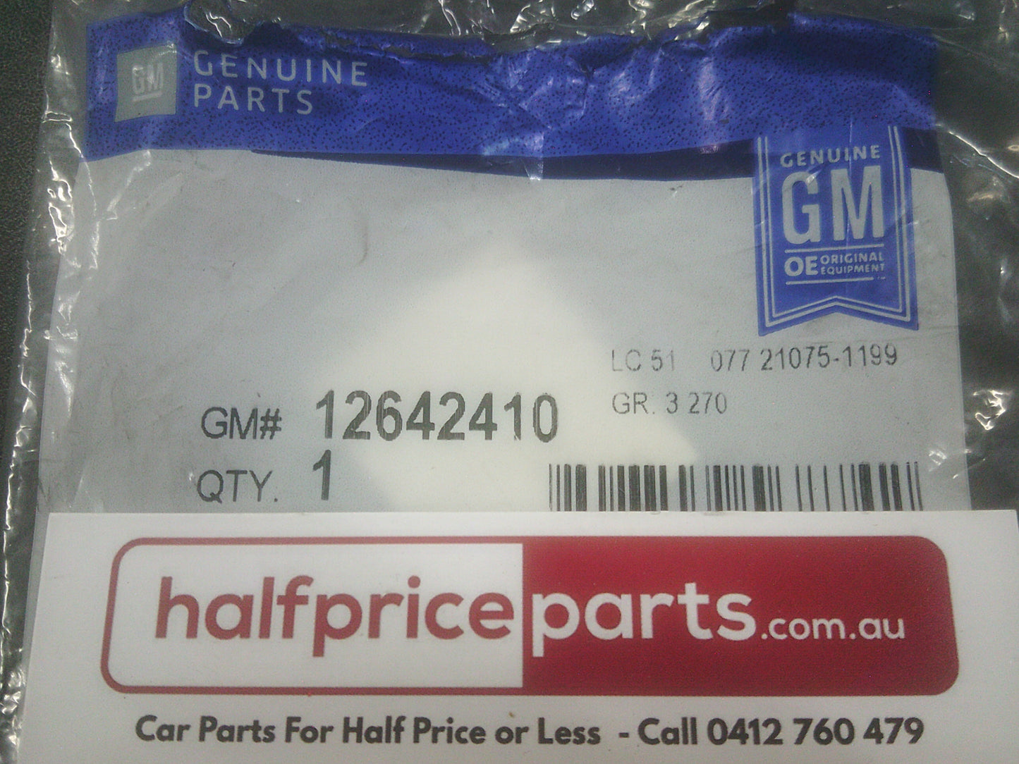Holden GM Silverado 2500/3500 Genuine Upper Intake Manifold Seal New Part