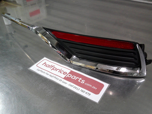 Toyota Landcruiser 300 Series Genuine Right Hand Rear Bumper Reflector Chrome Trim New Part