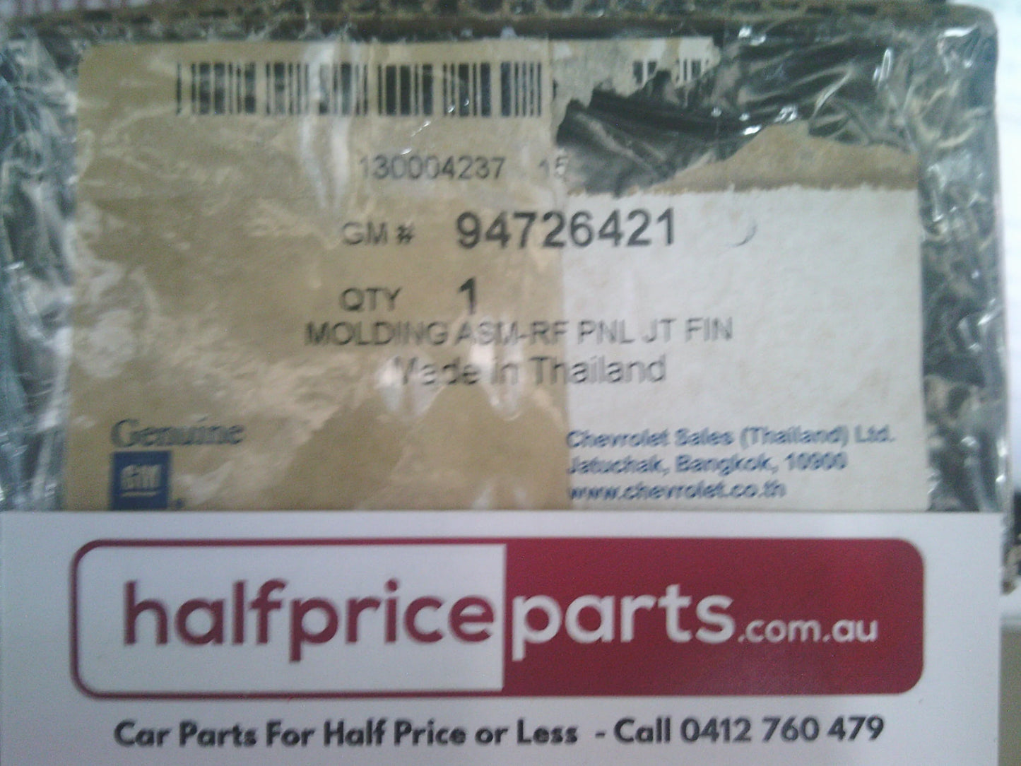 Holden RG Colorado Crew Cab Genuine Left Hand Front Roof Moulding New Part