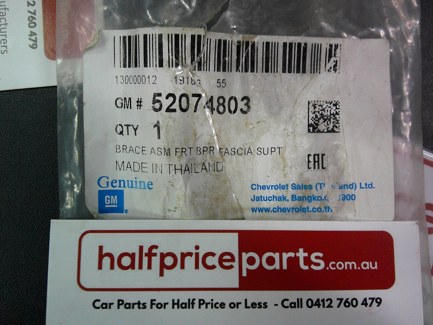 Holden RG Colorado 7/ Trailblazer Genuine Left Hand Front Bumper Brace New Part