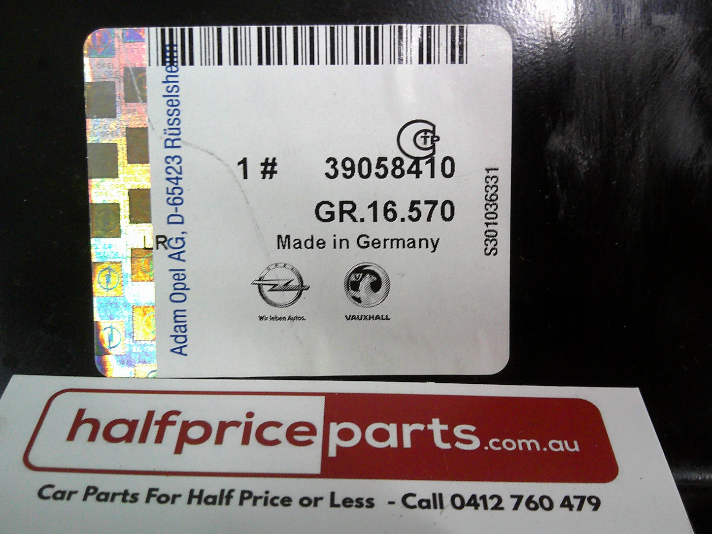 Holden BK Astra Genuine Back Body Pillar Inner Panel New Part