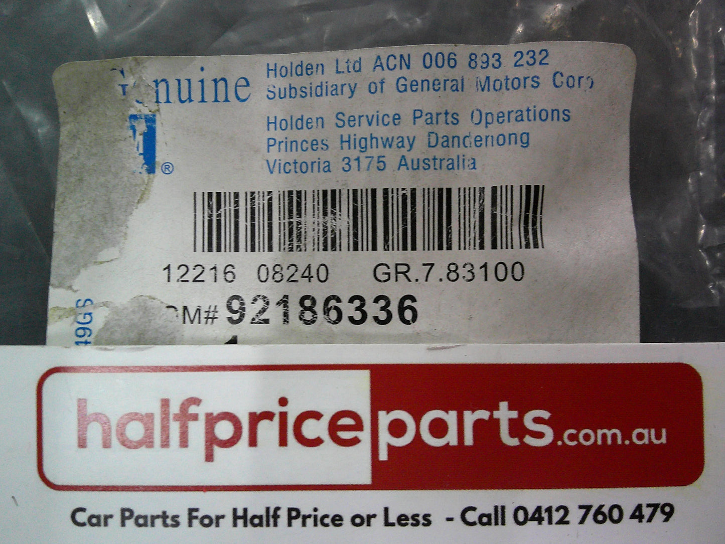 Holden VE Commodore/WM Statesman Genuine Tow Bar Fascia New Part