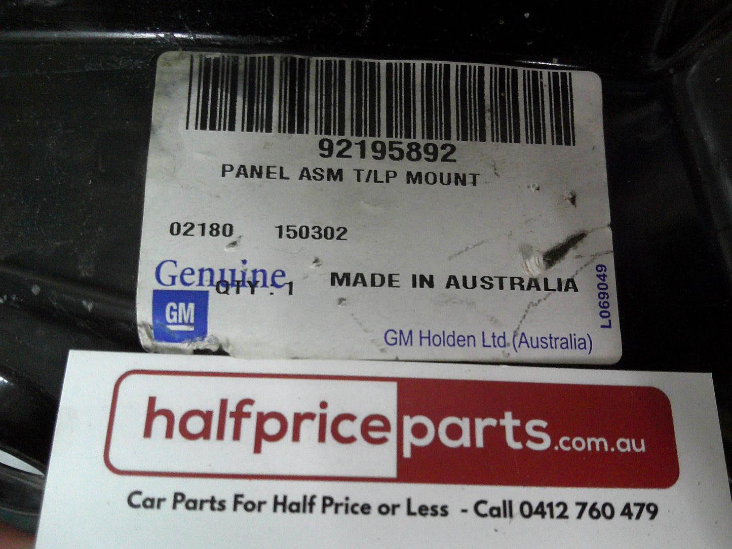 Holden WN Caprice Genuine Left Tail Light Panel New Part