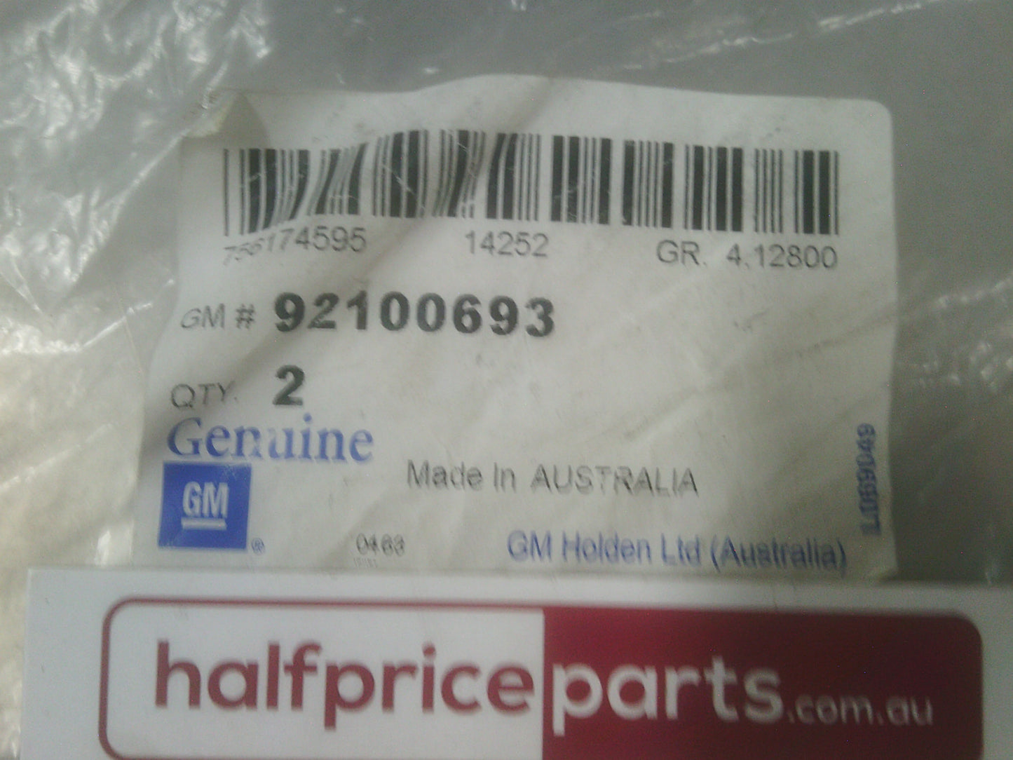 Holden VT/VX/VY/VZ Commodore Genuine Power Steering Cooler Bracket (Without Studs) New Part