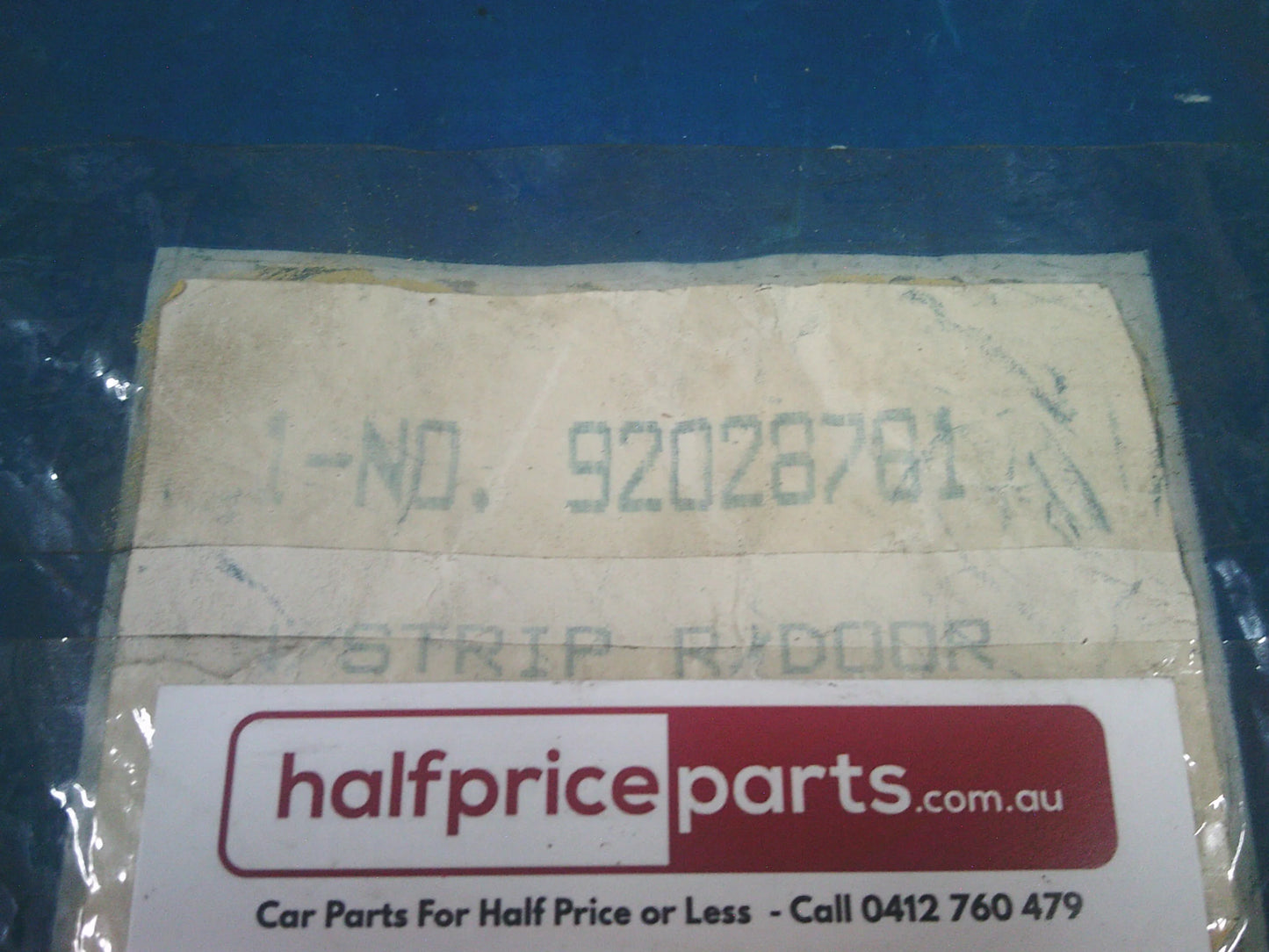 Holden JE Camira Genuine Right Hand Rear Weatherstrip Quarter Glass New Part