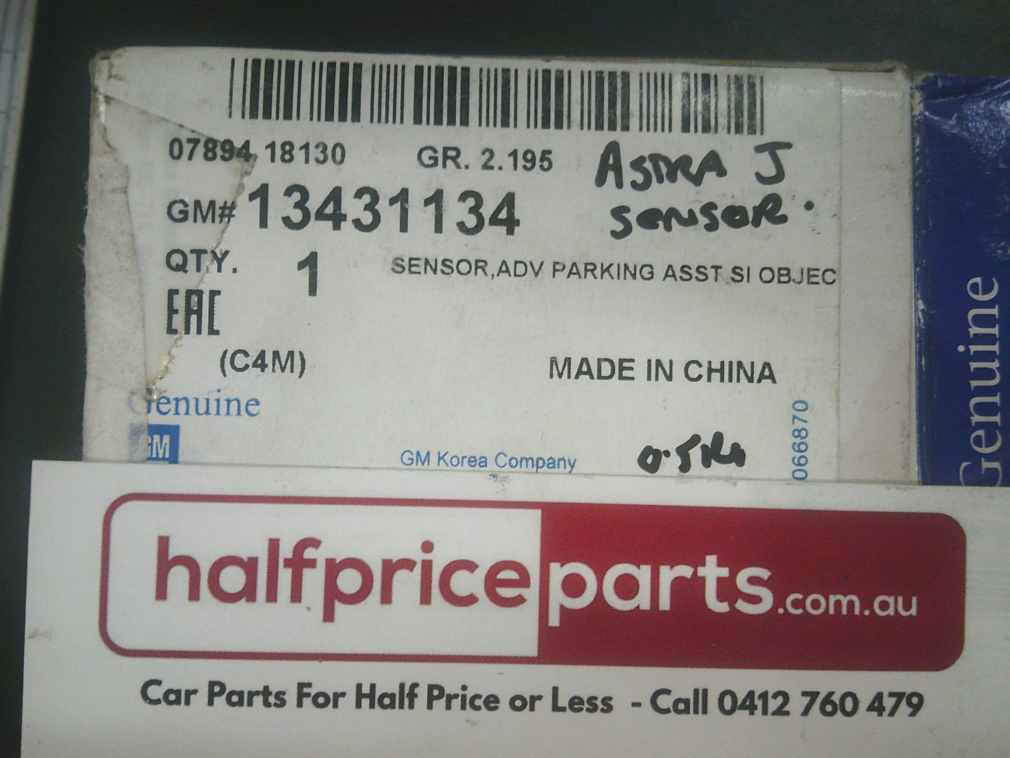 Holden Astra-J Genuine Parking Assist Sensor New Part