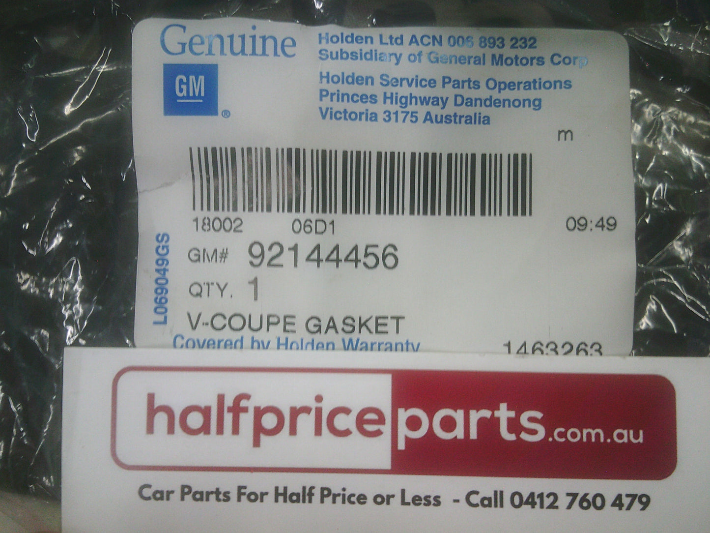 Holden VZ Monaro Genuine Left Hand Mirror Seal New Part