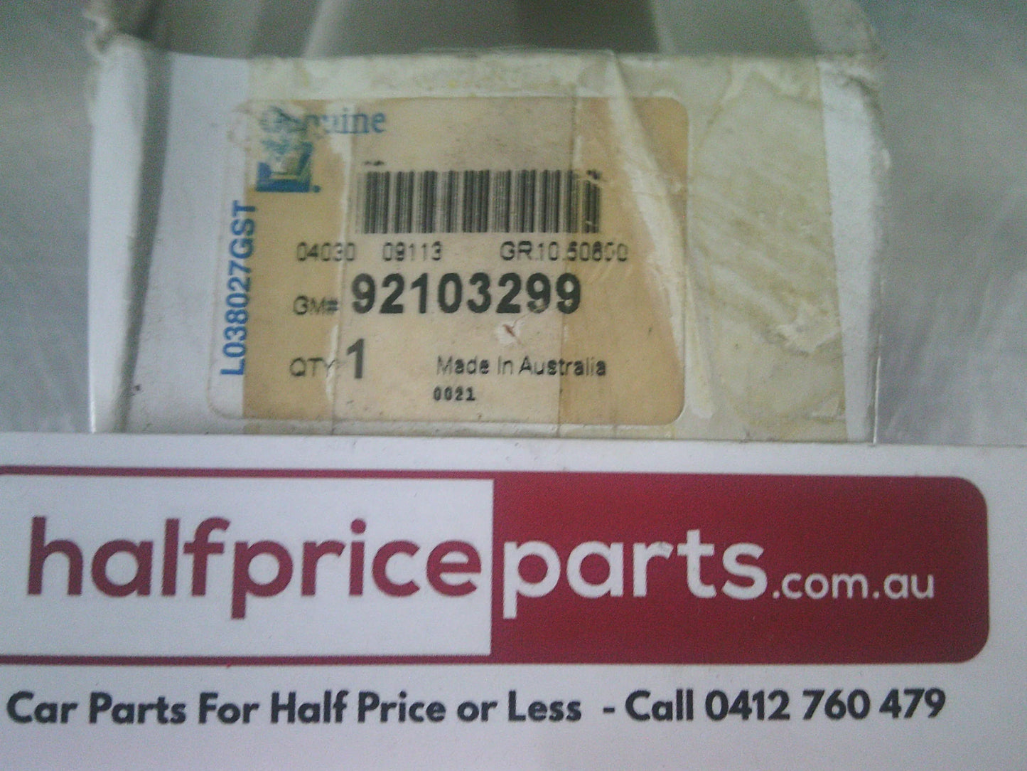 Holden VY/VX Commodore Genuine Left Hand Rear Interior Door Handle Anthracite) New Part