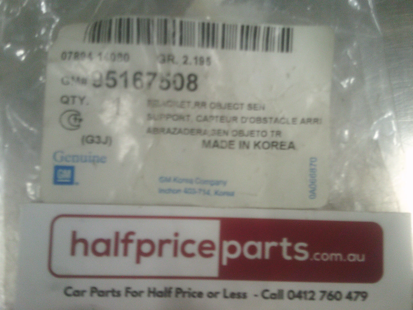 Holden JH Cruze Genuine Rear Park Assist Sensor Bracket Set New Part