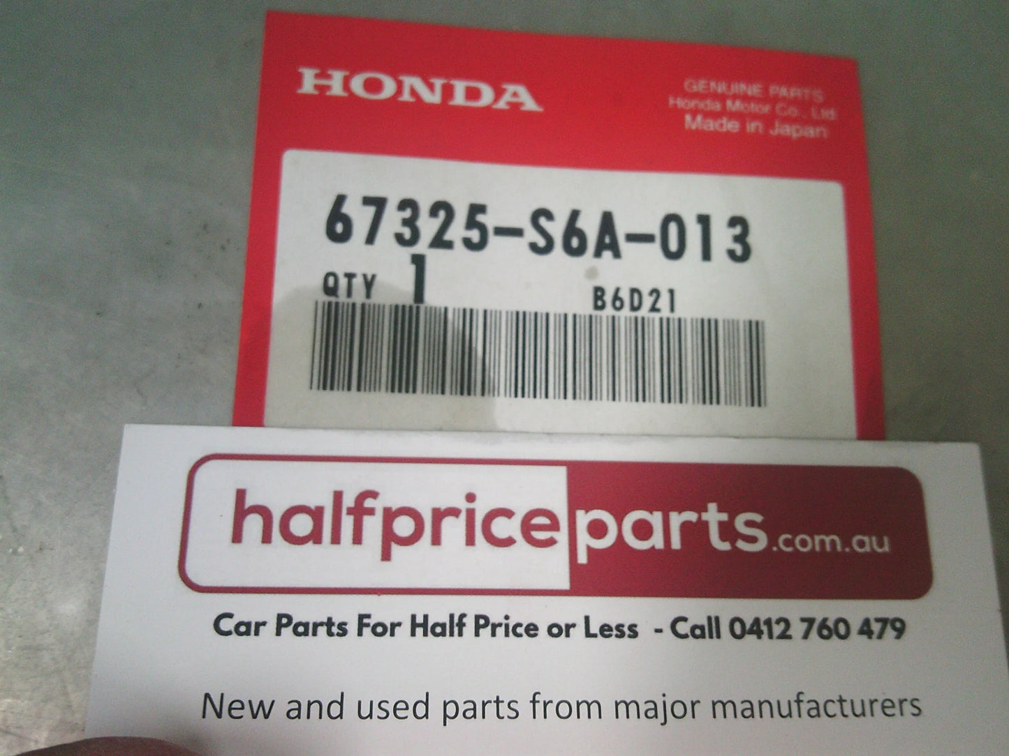 Honda Civic 5 Door Genuine Right Front Door Sash Upper Tape New Part