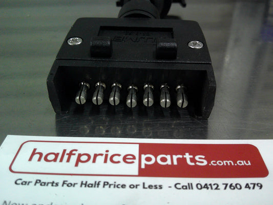 Holden Genuine Trailer Adapter Large 7 Pin Flat Male To 7 Pin Round Female New Part