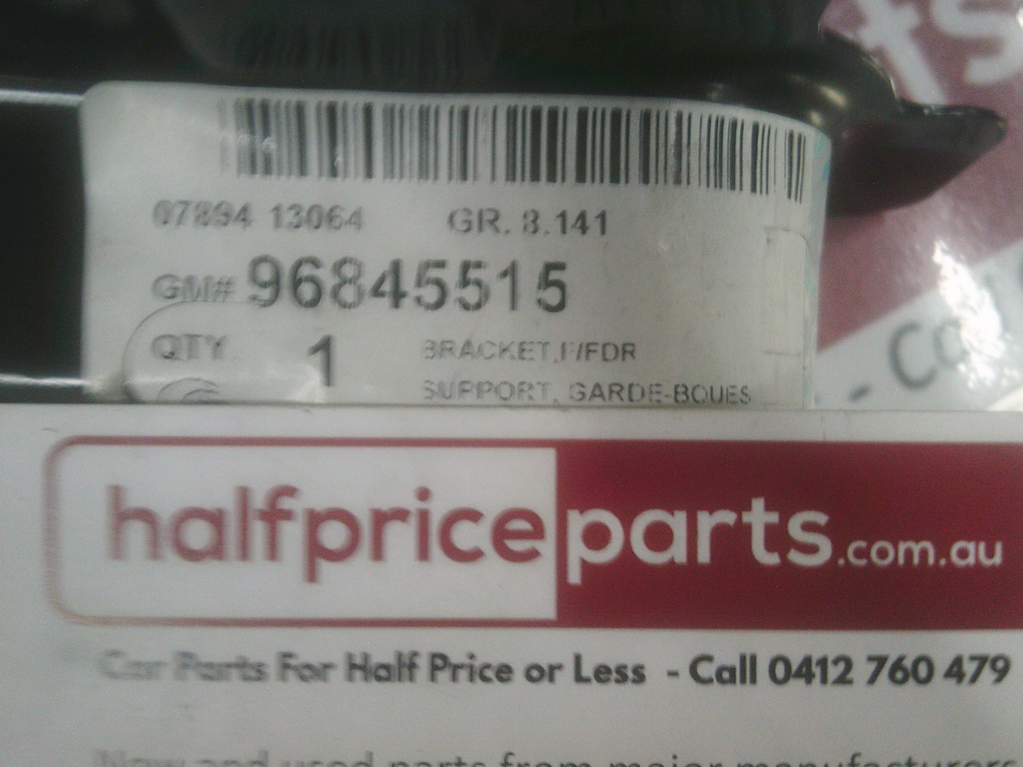 Holden JH Cruze Right Hand Guard Mounting Bracket New Part
