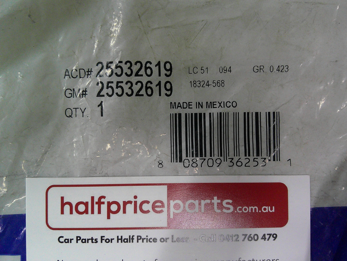 Holden VN Commodore Genuine Rocker Cover Gasket New Part