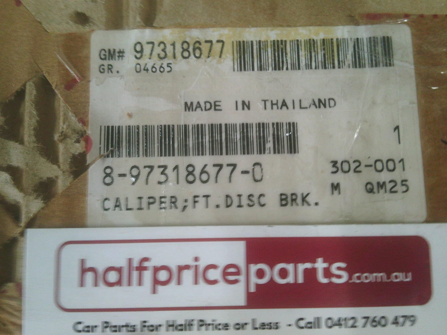 Holden Rodeo TF Genuine Front Left Hand Brake Calliper New Part
