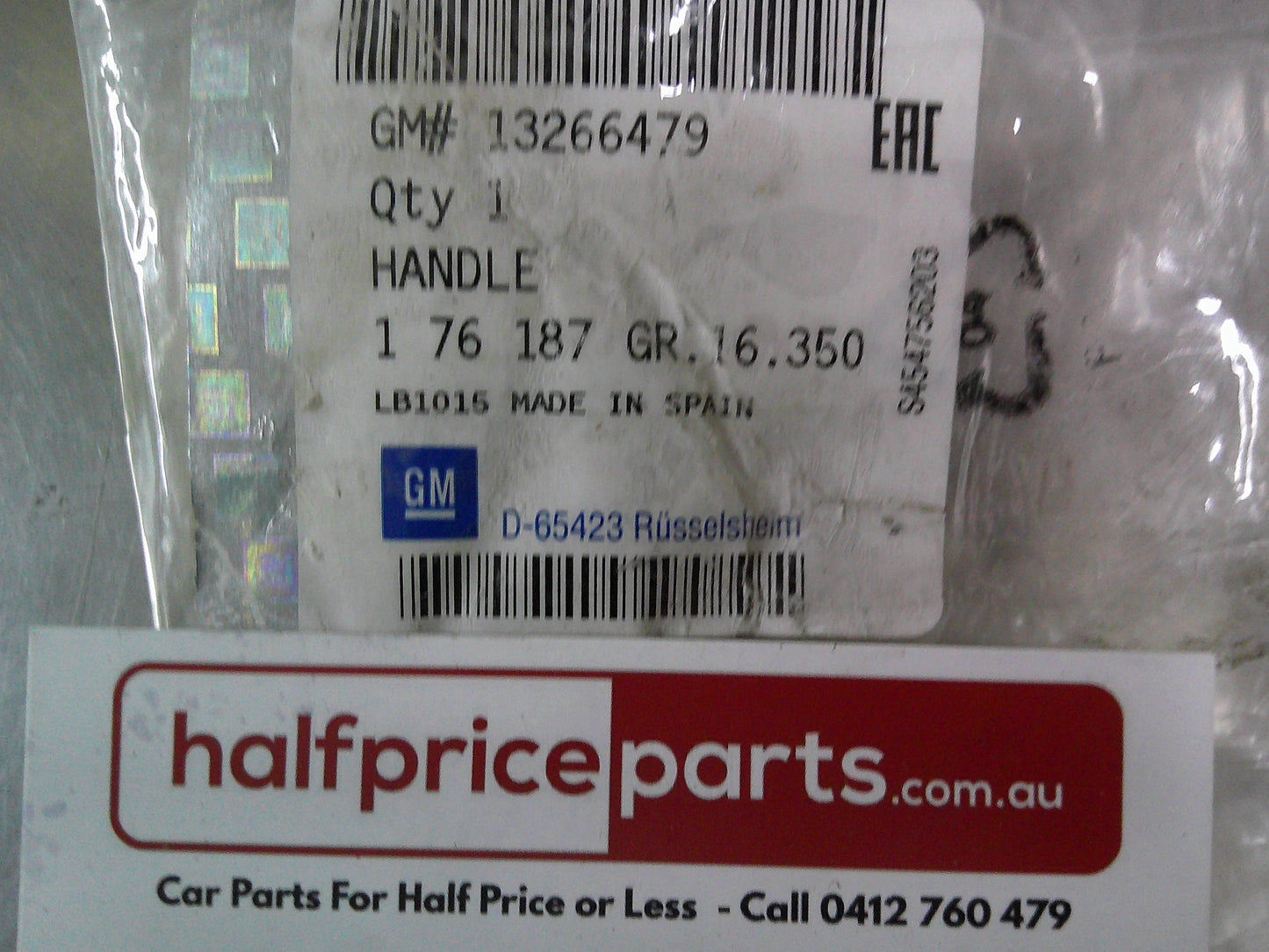 Holden AH Astra Sedan Genuine Boot Lid Garnish New Part.