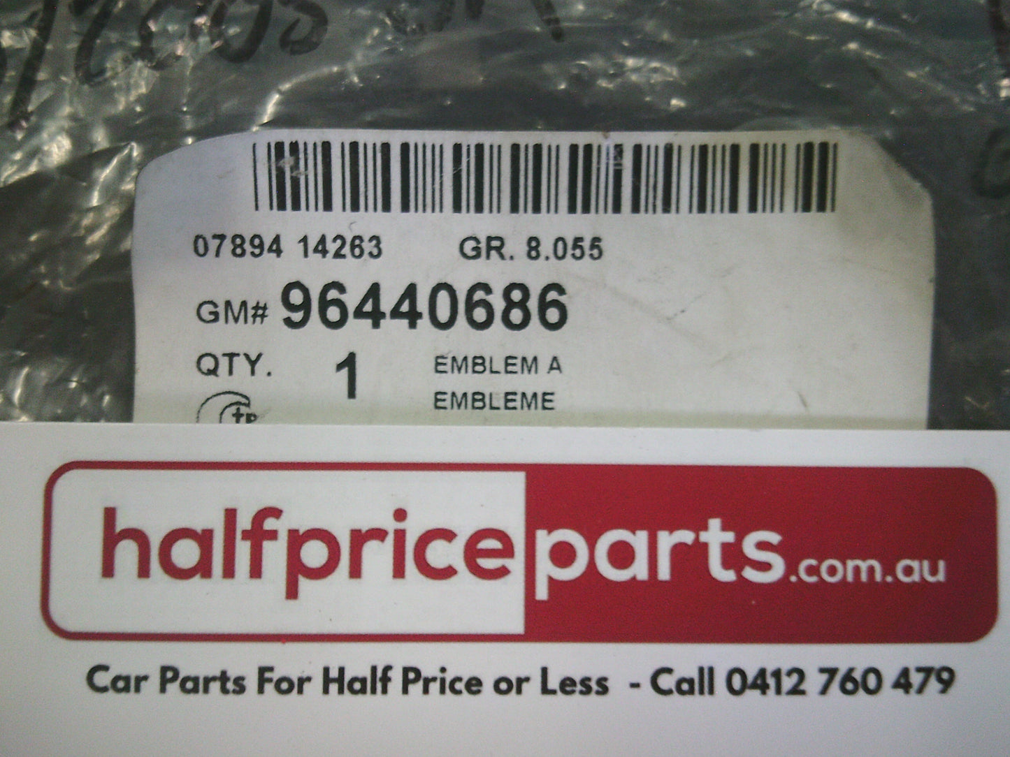 Holden JF Viva Sedan/Wagon Genuine Front Grille Emblem New Part