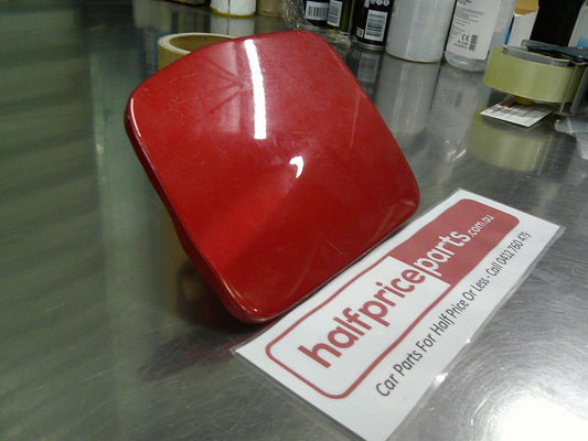Holden RA Rodeo Genuine Fuel Flap Factory Red VGC Used Part