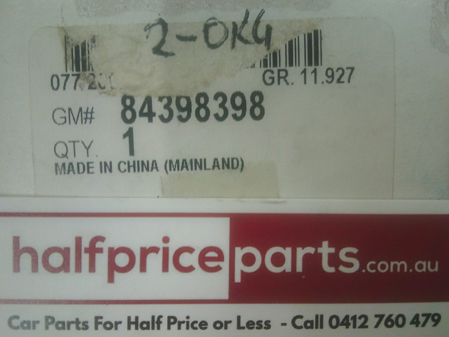 Holden GM Silverado 1500 Genuine Rear Interior Light New Part