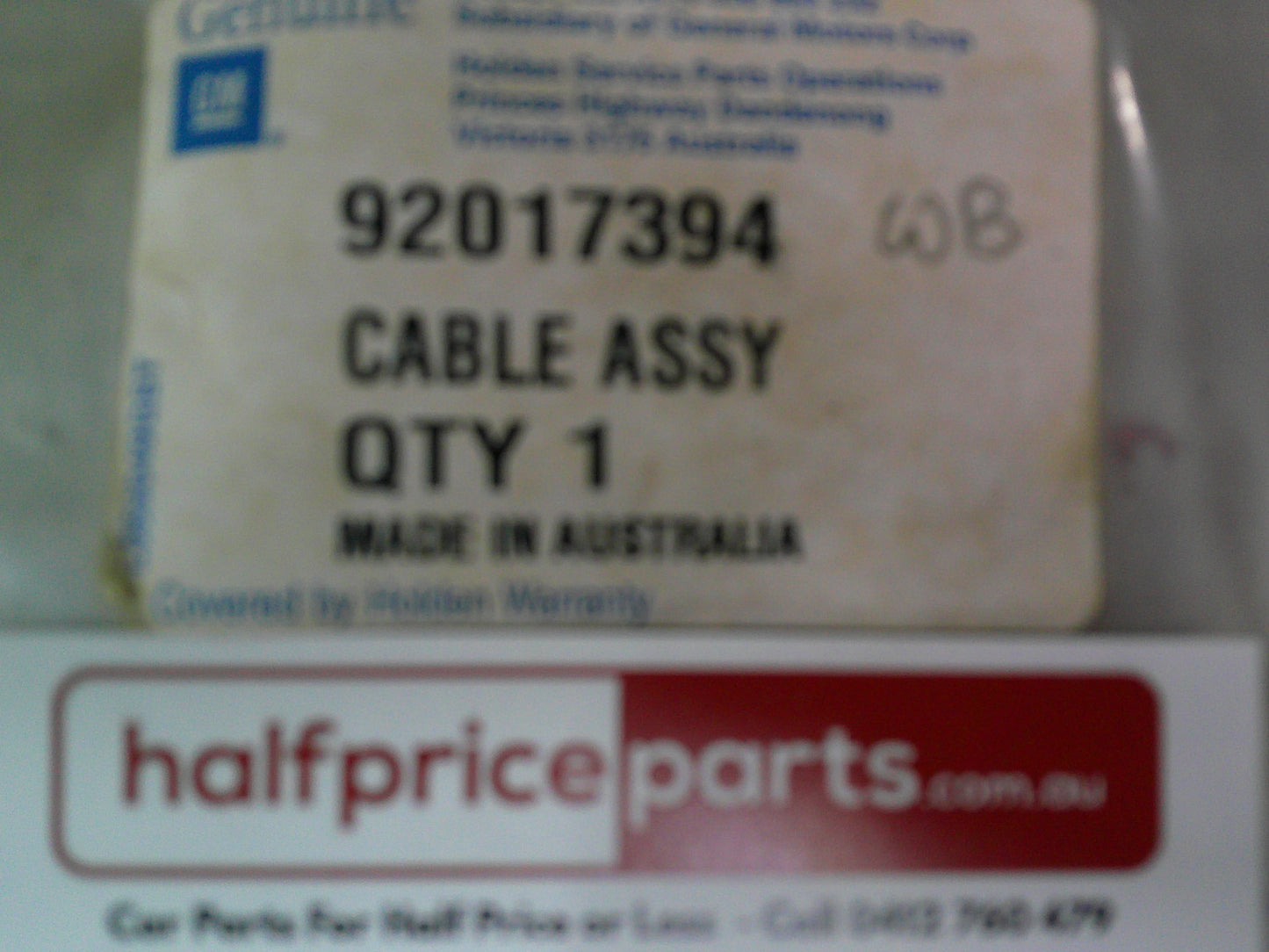 Holden HZ/WB Kingswood Genuine Pull Type Clutch Cable New Part