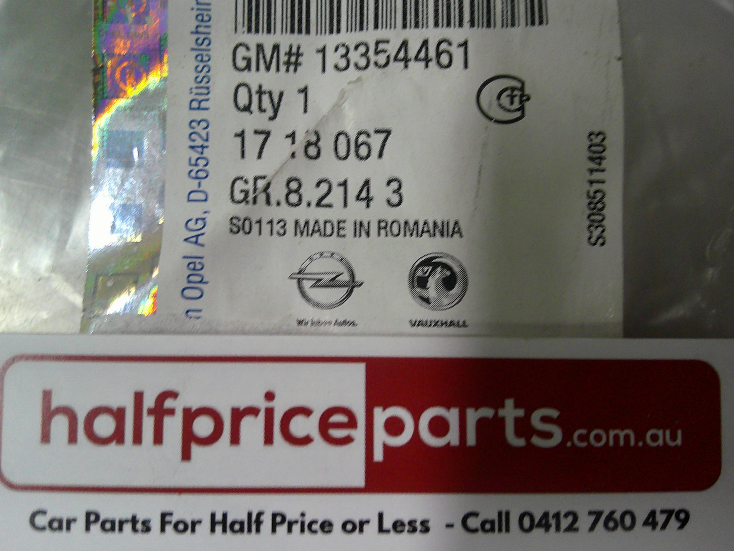 Holden J Astra Genuine Rear Mud Flap Set New Part