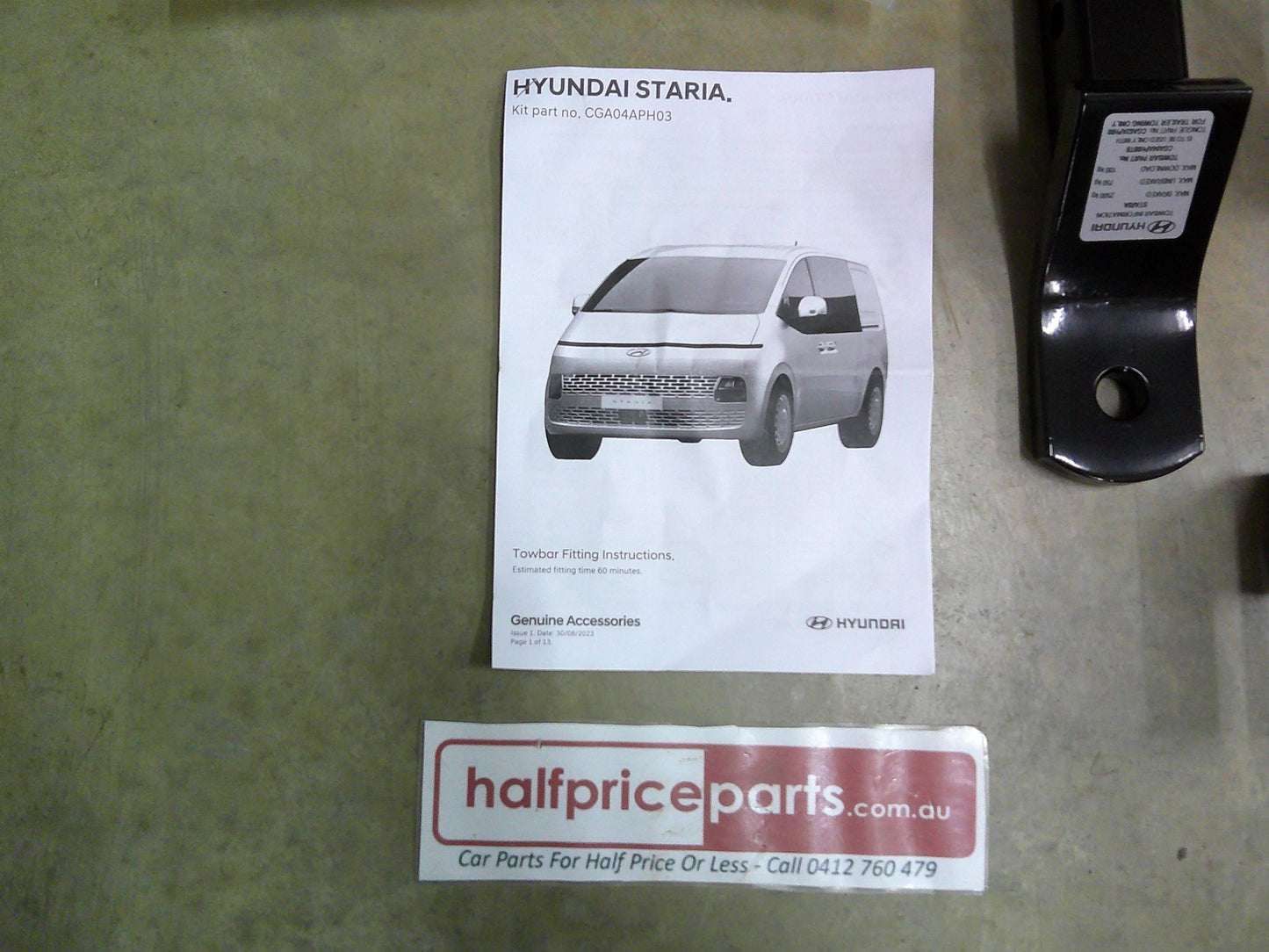 Hyundai Staria Genuine Tow Bar and Fitting Fit New Part