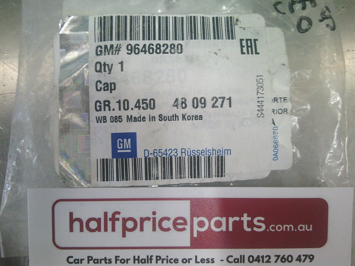 Holden TK Barina / CG Captiva Genuine Left Front Door Handle Cap - New Part