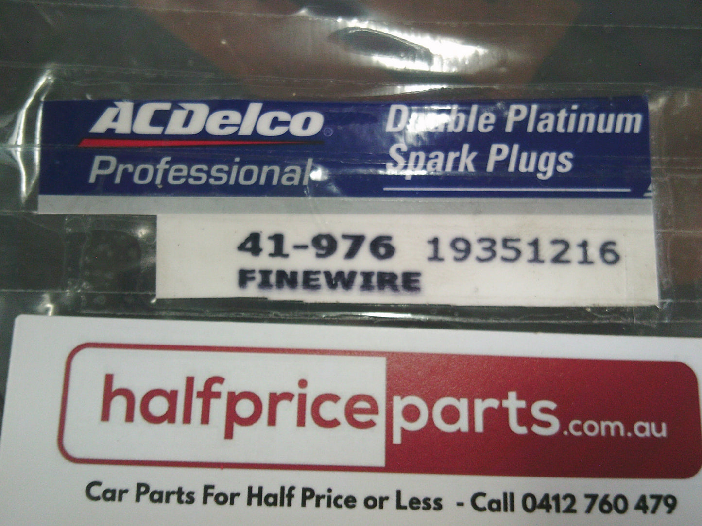 Holden Commodore VN/VP/VR/VS/VT/VX/VY V6 Genuine Double Platinum Finewire Spark Plug New Part