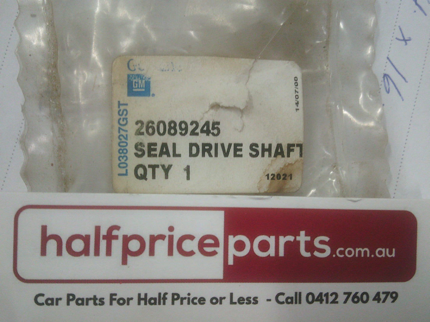 Holden Genuine Drive Shaft Seal Suits Holden VY Commodore New