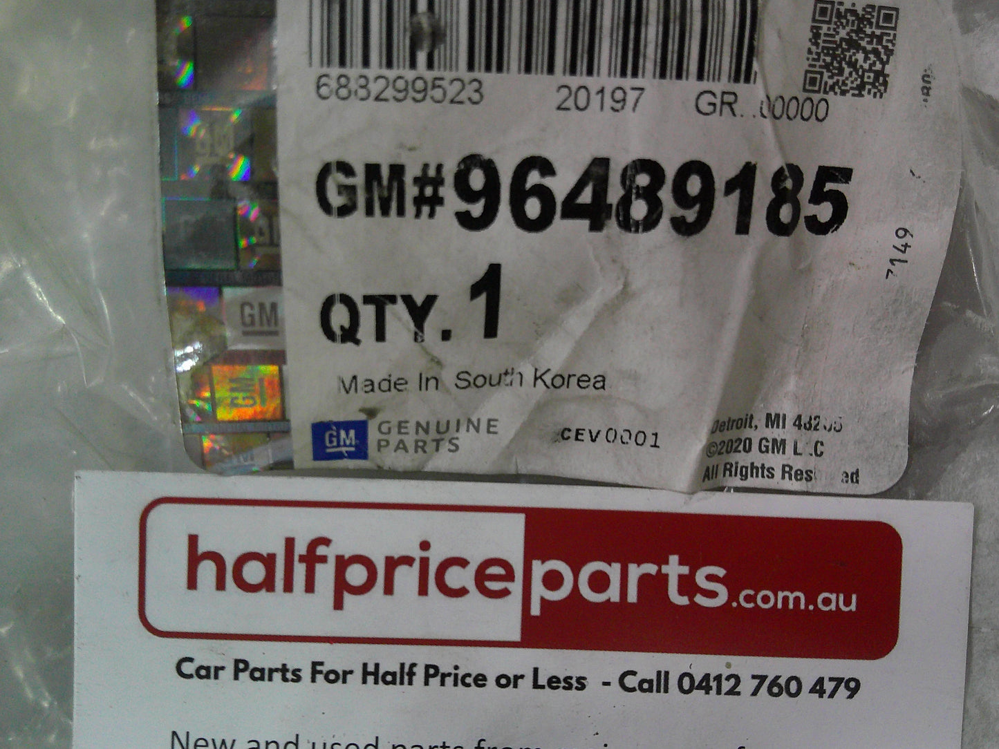 Holden TK Barina/Daewoo Kalos Genuine Right Rear Bumper Support New Part