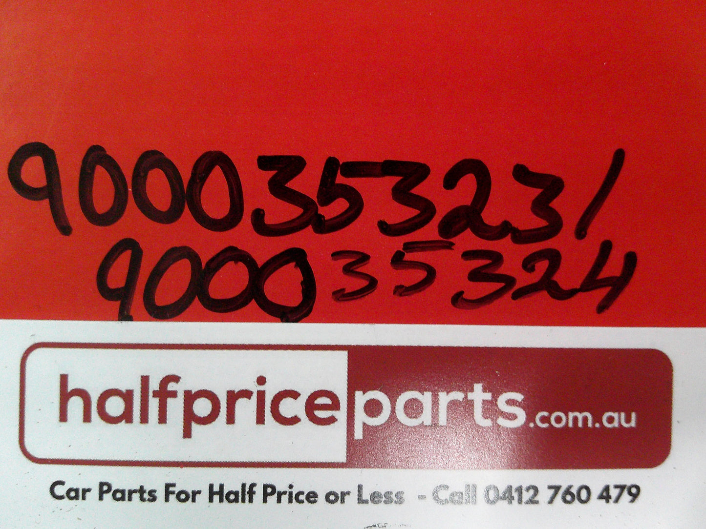 Holden JB/JD Camira Genuine Chrome Rear Door Outer Moulding (Sold As Pair Only) New Part