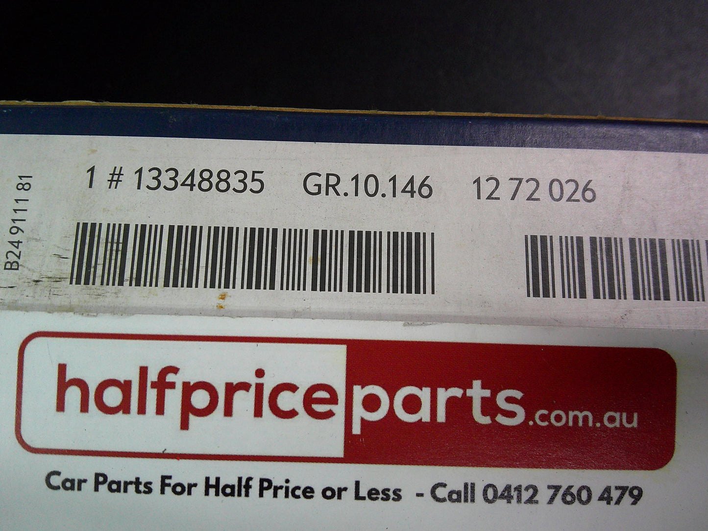 Holden Astra J GTC Genuine Left Hand (Passengers) Front Wiper New Part