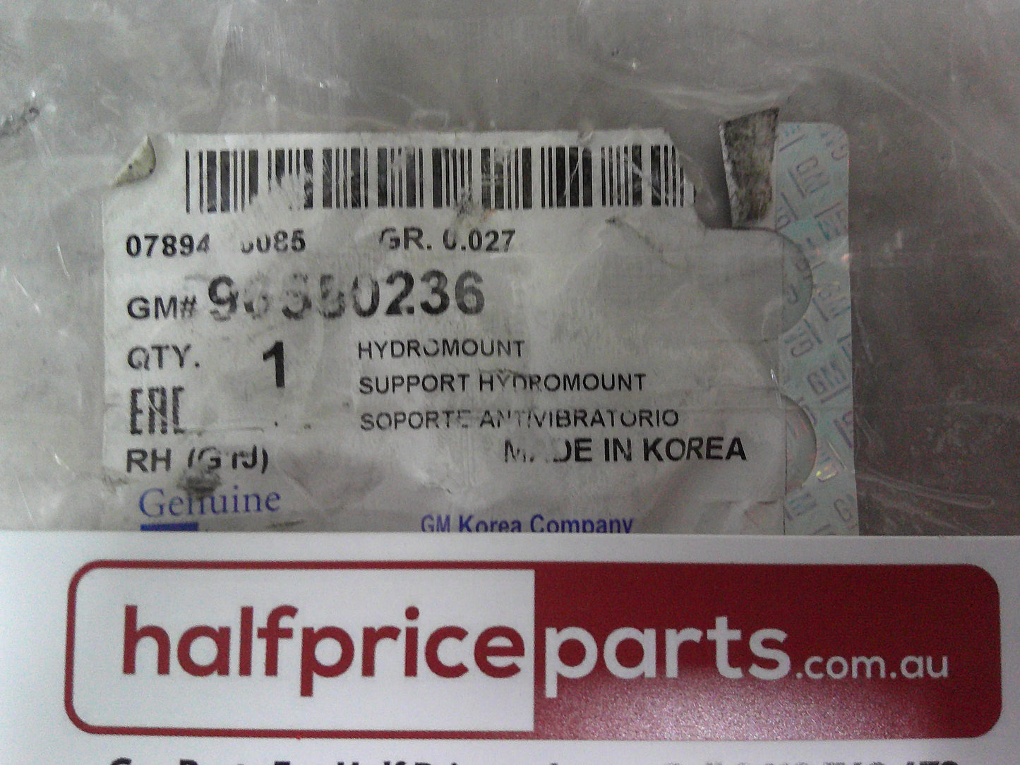 Holden JF Viva/Daewoo Lacetti Genuine Right Hand Front Engine Mount New Part