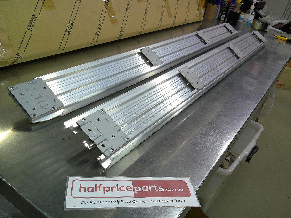 Toyota Landcruiser 80 Series Genuine Left And Right Alloy Side Step Plates New Part
