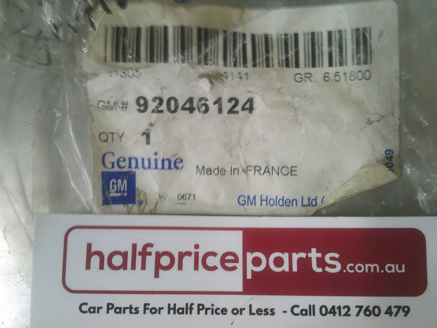 Holden VN/VG/VQ/VP/VR/VS Commodore Genuine Ignition Barrel Housing New Part