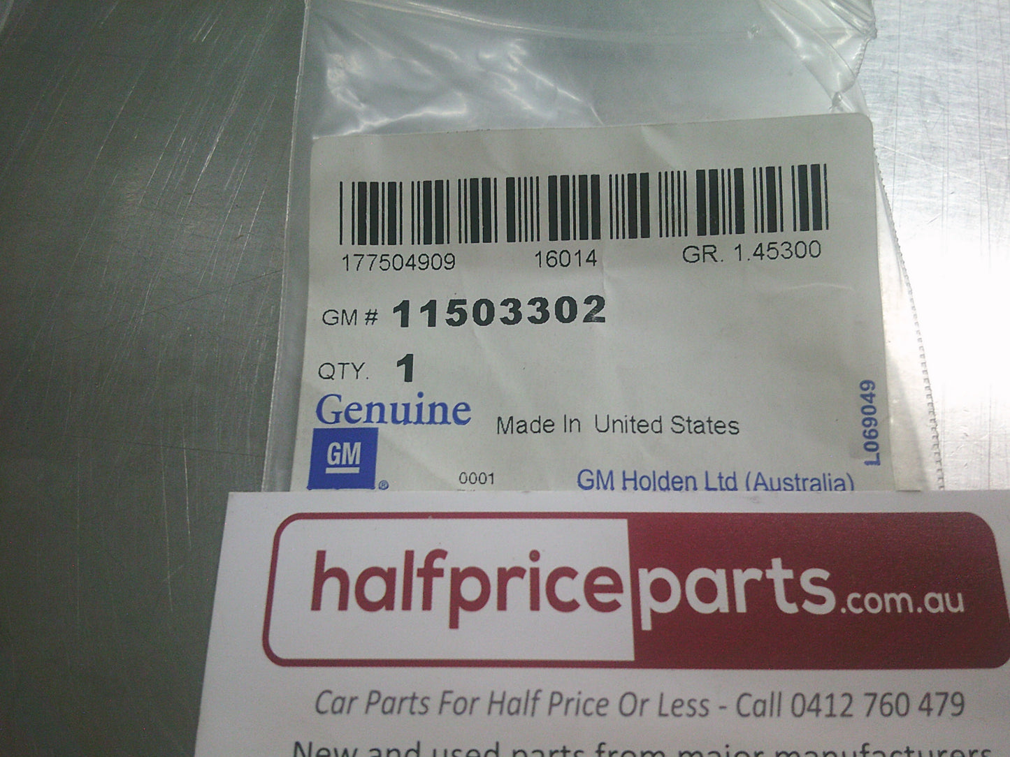 Holden Genuine Oil Pan Drain Plug Thread Insert - New Part