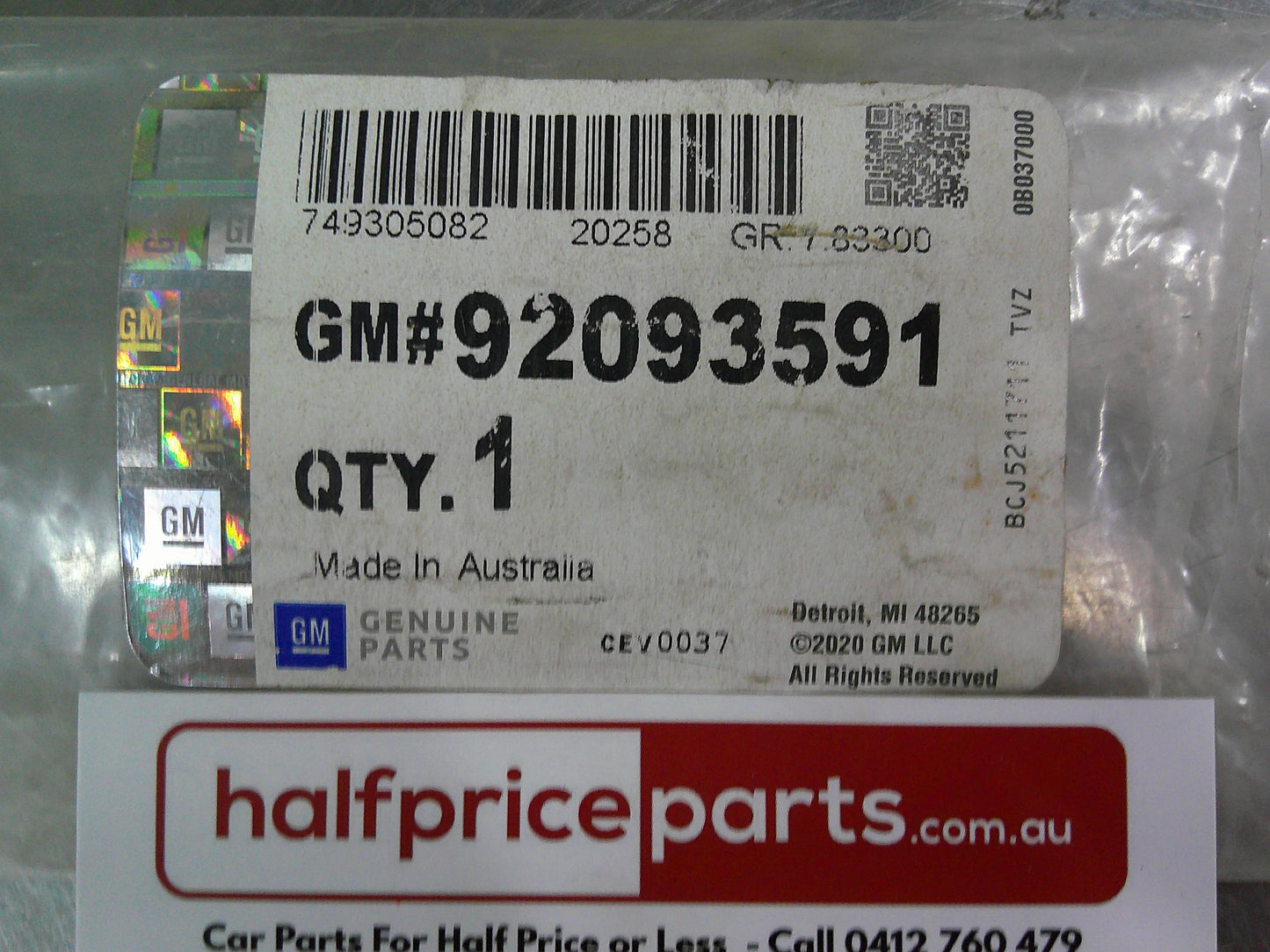 Holden VU/VY/VZ Commodore/Monaro Genuine Left Hand Rear Side Bumper Bracket New Part