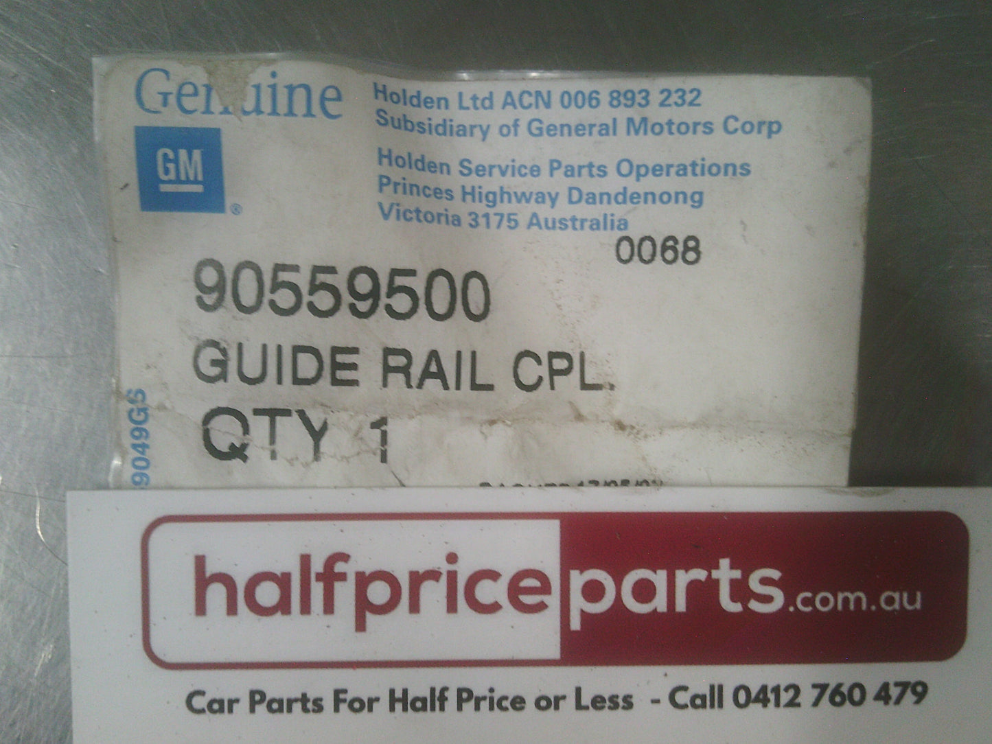 Holden Astra G MK4 Genuine Right Hand Rear Bumper Support New Part