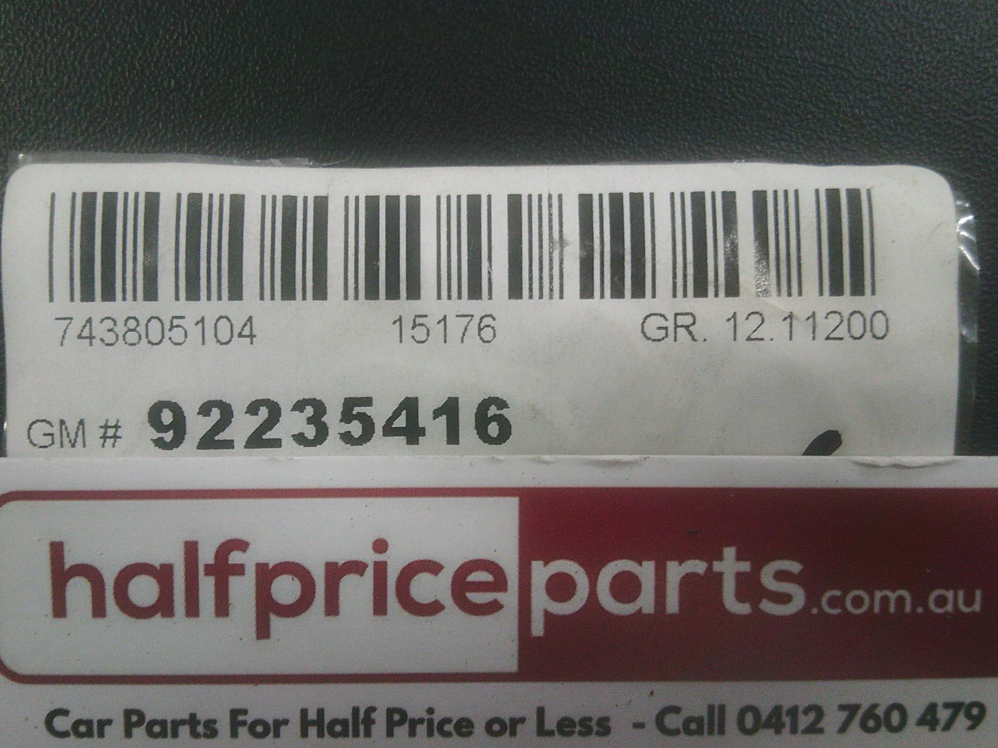 Holden Epica Genuine Right Hand Guard Diesel Emblem New Part