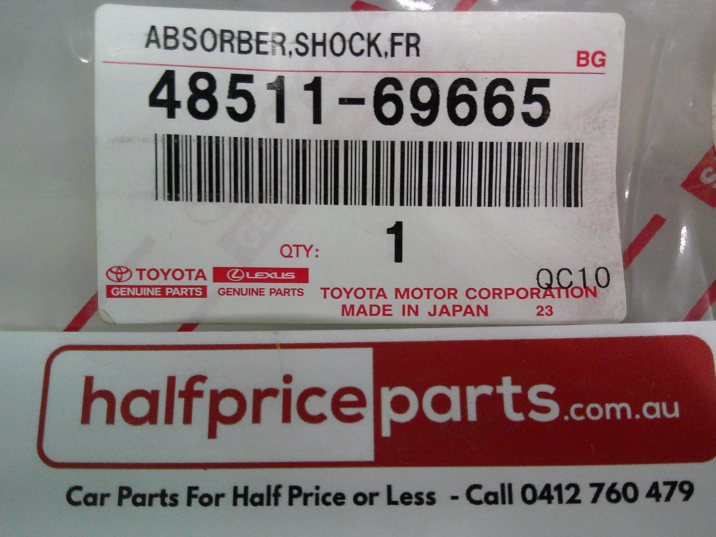 Toyota Land Cruiser HJ78/HZJ79 Genuine Front Shock Absorber (Sold As Pair Only) New Part