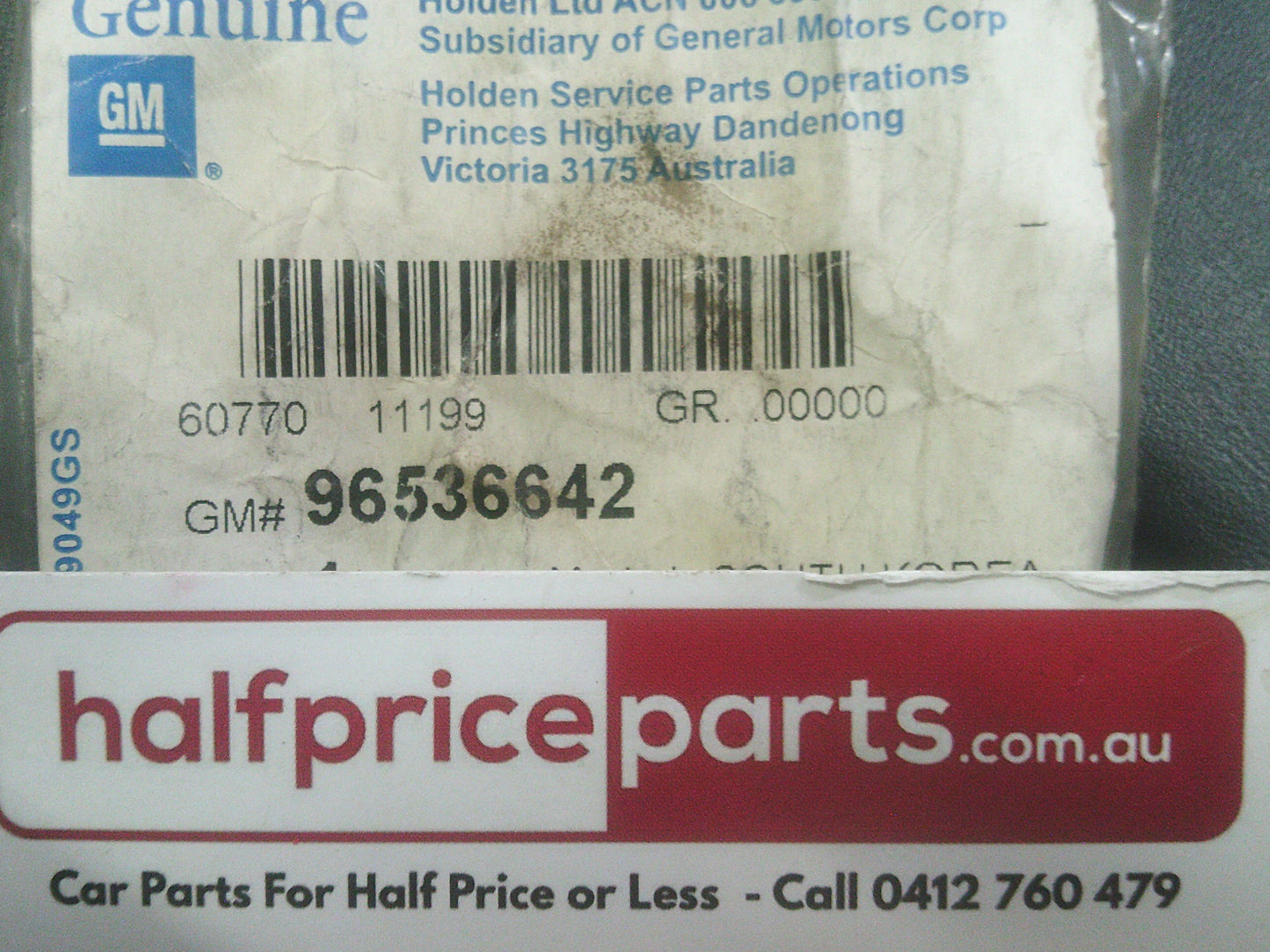 Holden TK Barina Genuine Radiator Assembly Upper Insulator New Part